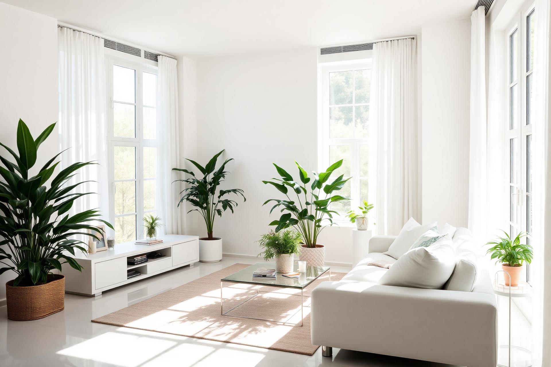 Sparkling clean living room